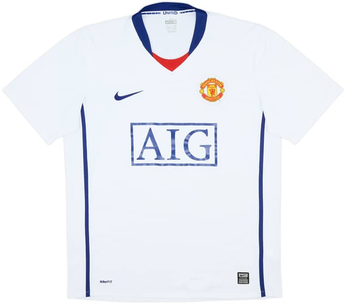 Camiseta de visitante del Manchester United 2008-10 Anderson #8 - 7/10 - (M)