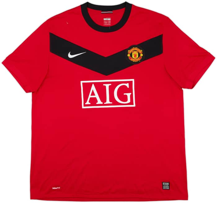 2009-10 Manchester United Home Shirt Owen #7 - 5/10 - (XL)