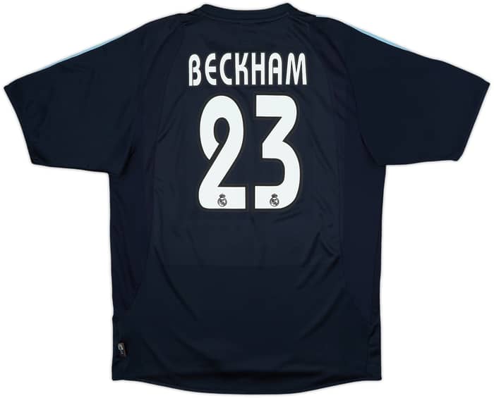 2003-04 Real Madrid Away Shirt Beckham #23 - 6/10 - (M)