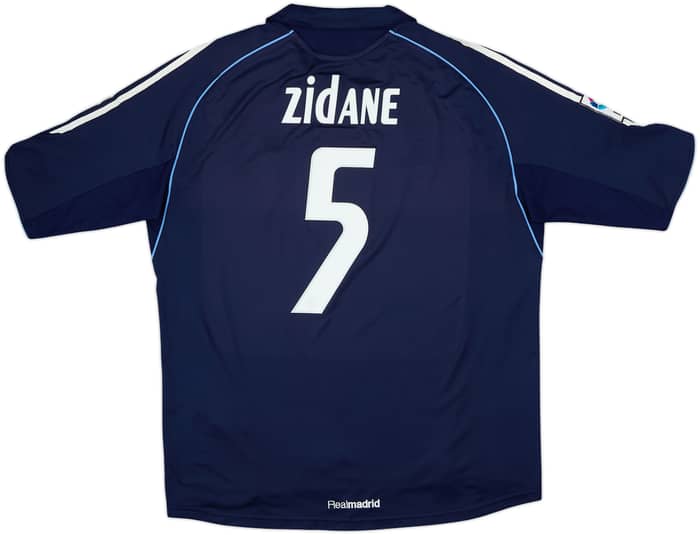 2005-06 Real Madrid Away Shirt Zidane #5 - 5/10 - (L)