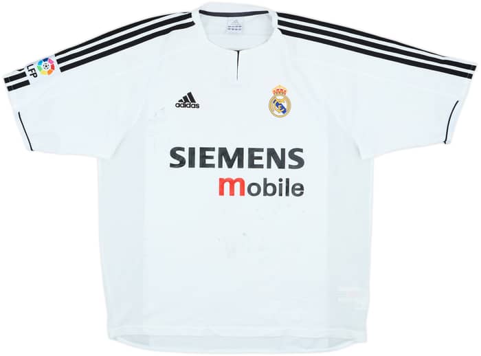 2003-04 Real Madrid Home Shirt - 4/10 - (L)