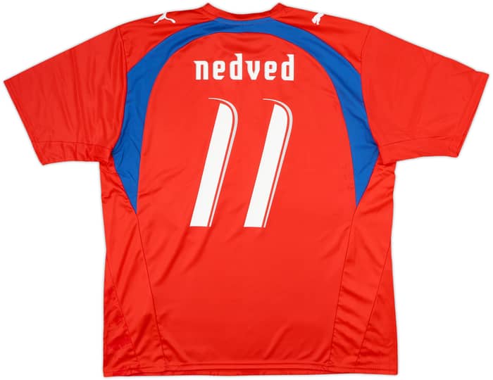 2006-08 Czech Republic Basic Home Shirt Nedved #11 (XL)