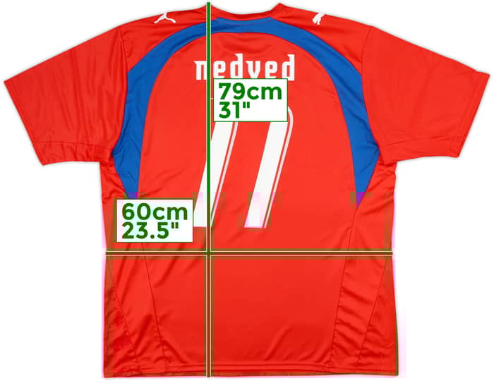 2006-08 Czech Republic Basic Home Shirt Nedved #11 (XL)