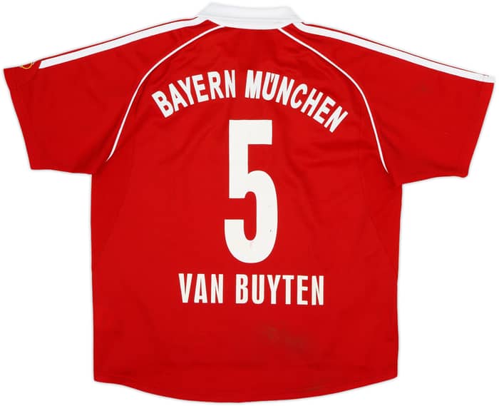 2006-07 Bayern Munich Home Shirt Van Buyten #5 - 7/10 - (S.Boys)