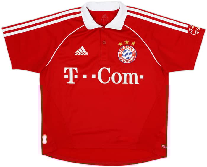 2006-07 Bayern Munich Home Shirt Van Buyten #5 - 7/10 - (S.Boys)