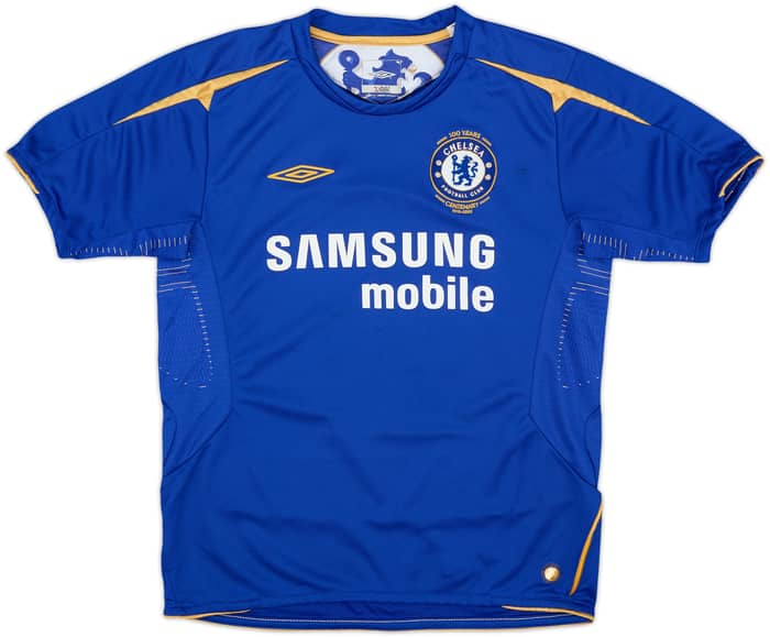 2005-06 Chelsea Centenary Home Shirt Lampard #8 - 8/10 - (M.Boys)