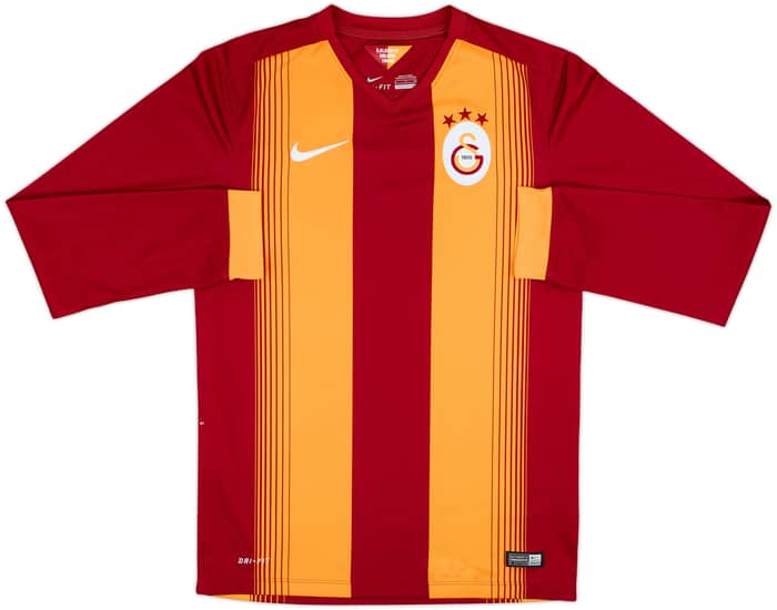 2014-15 Galatasaray Camiseta Local Manga Larga - 9/10 - (S)