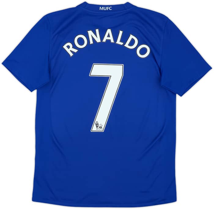 2008-09 Manchester United Third Shirt Ronaldo #7 - 9/10 - (XL.Boys)
