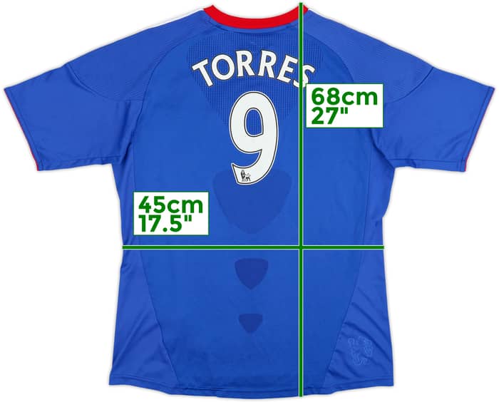 2010-11 Chelsea Home Shirt Torres #9 - 6/10 - (Women's M)