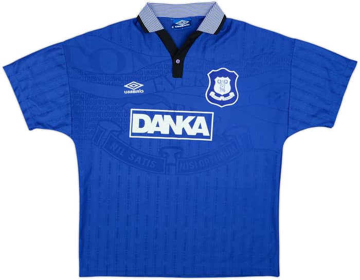 1995-97 Everton Home Shirt Ferguson #9 - 6/10 - (L)