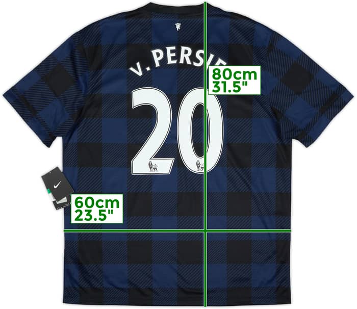 2013-14 Manchester United Away Shirt V.Persie #20 (XL)