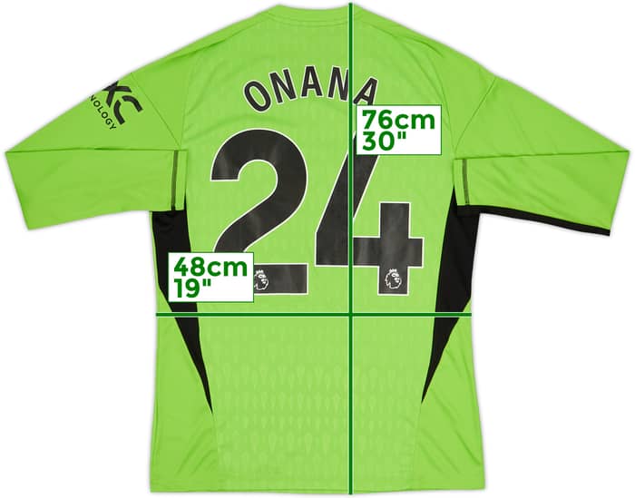 2023-24 Manchester United GK Shirt Onana #24 - 8/10 - (M)