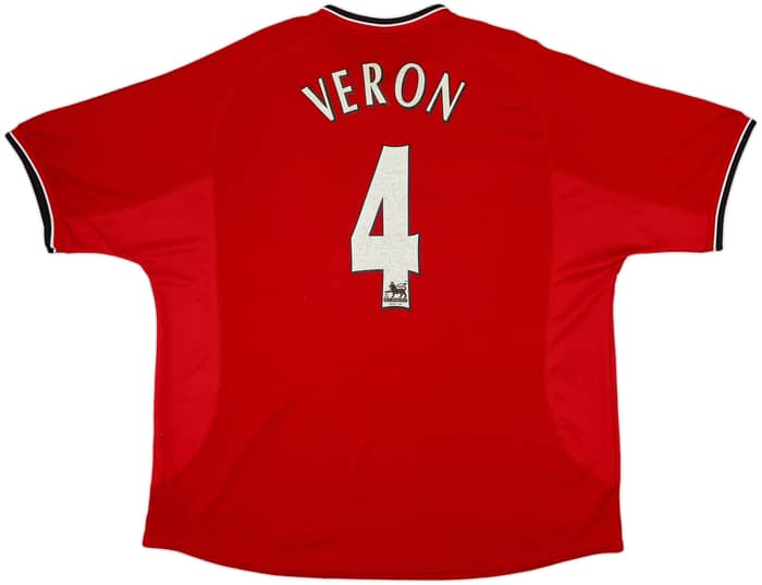 2000-02 Manchester United Home Shirt Veron #4 - 6/10 - (XXL)