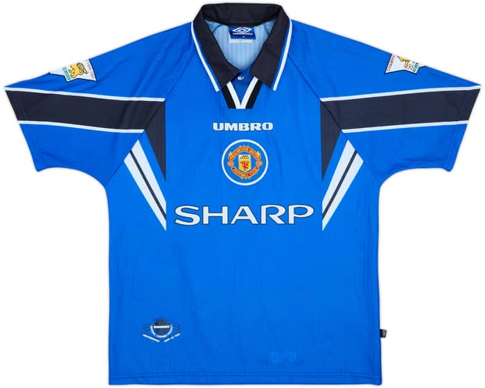 1996-98 Manchester United Third Shirt Solskjaer #20 - 6/10 - (M)