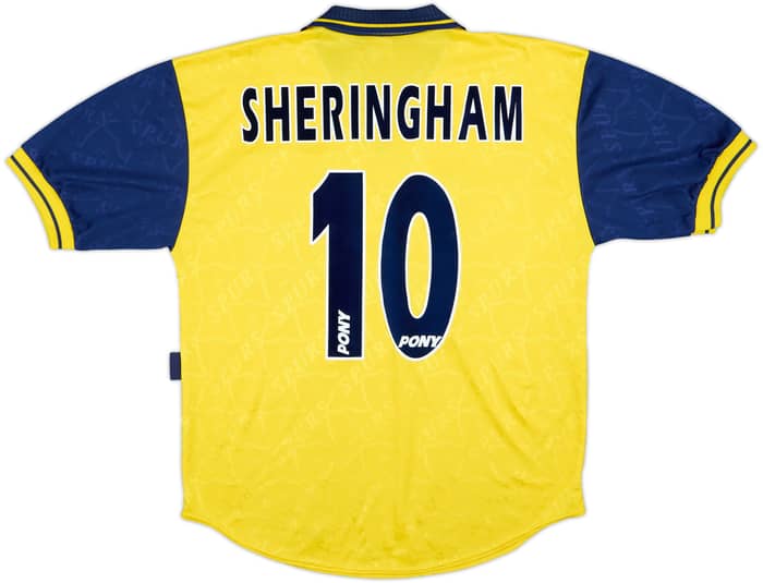 1995-97 Tottenham Third Shirt Sheringham #10 - 9/10 - (M)