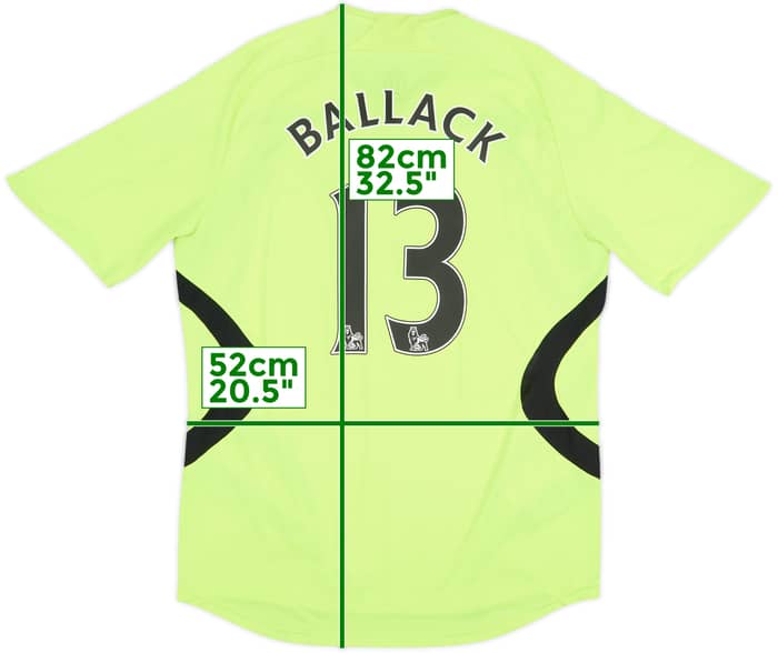 Camiseta de visitante del Chelsea 2007-08 Ballack #13 - 7/10 - (L)