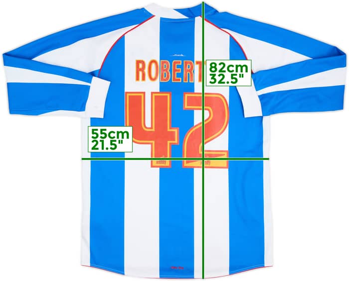 2009-10 Huddersfield Home L/S Shirt Roberts #42 - 5/10 - (L)