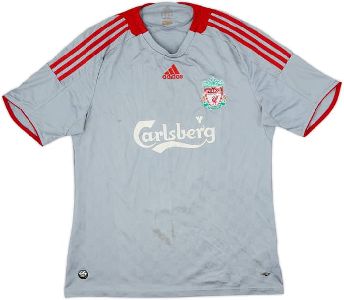 2008-09 Liverpool Away Shirt Agger #5 - 4/10 - (L)