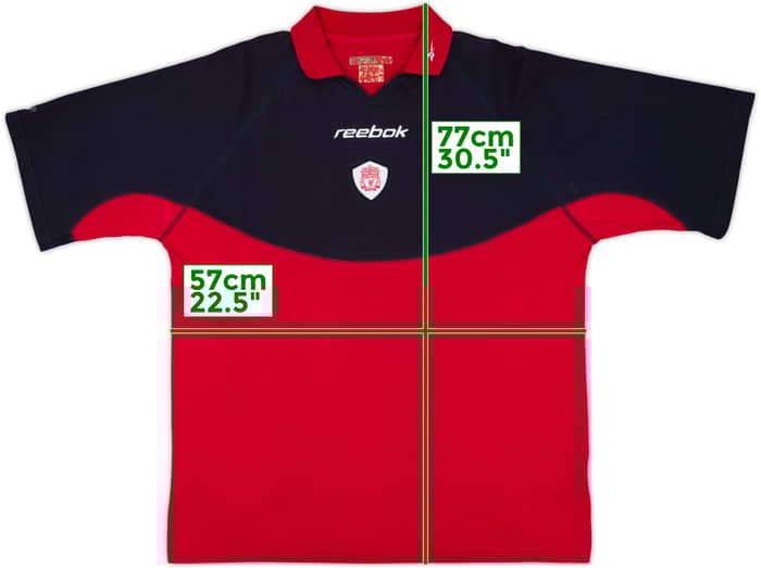 2003-04 Liverpool Reebok Polo Shirt - 8/10 - (XXL)