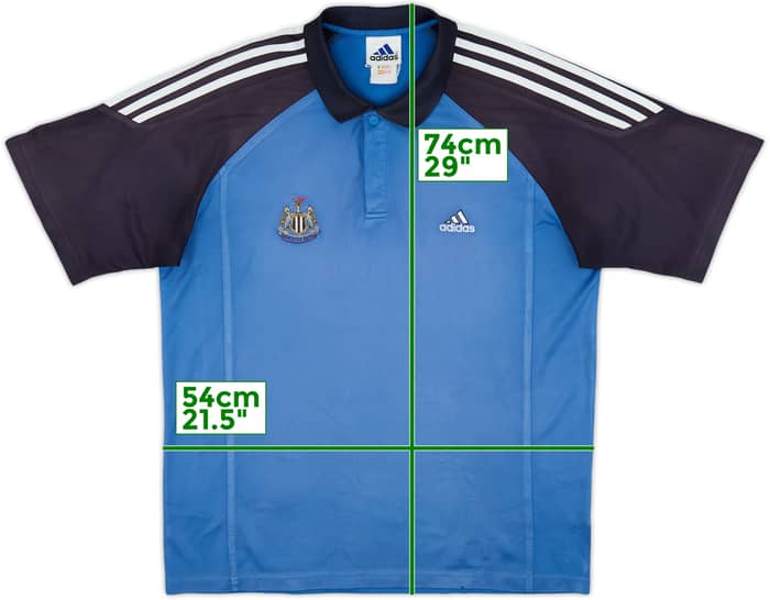 2001-02 adidas Template Polo Shirt (Newcastle) - 6/10 - (L)