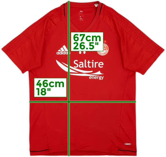 2017-18 Aberdeen adidas Player Issue Training Shirt #11 - 8/10 - (S)