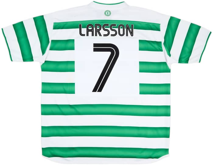 2003-04 Celtic Home Shirt Larsson #7 - 6/10 - (XXL)