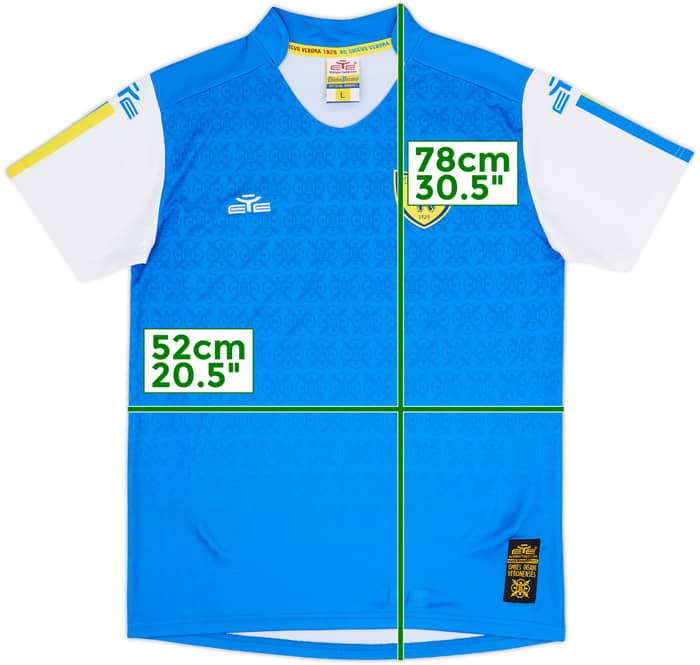 2021-22 Chievo Verona Camiseta de Visitante - 8/10 - (L)