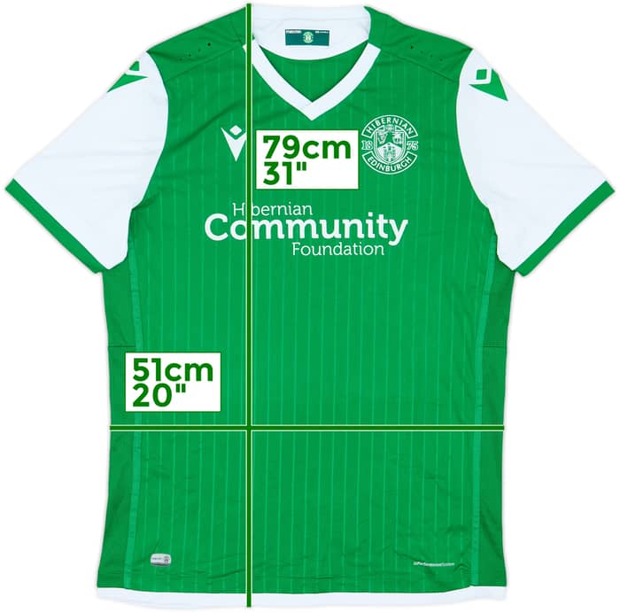 2019-20 Hibernian Home Shirt - 7/10 - (XXL)