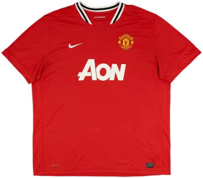 2011-12 Manchester United Home Shirt Rooney #10 - 6/10 - (3XL)