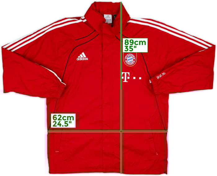 2010-11 Bayern Munich adidas Hooded Rain Jacket - 8/10 - (XL)