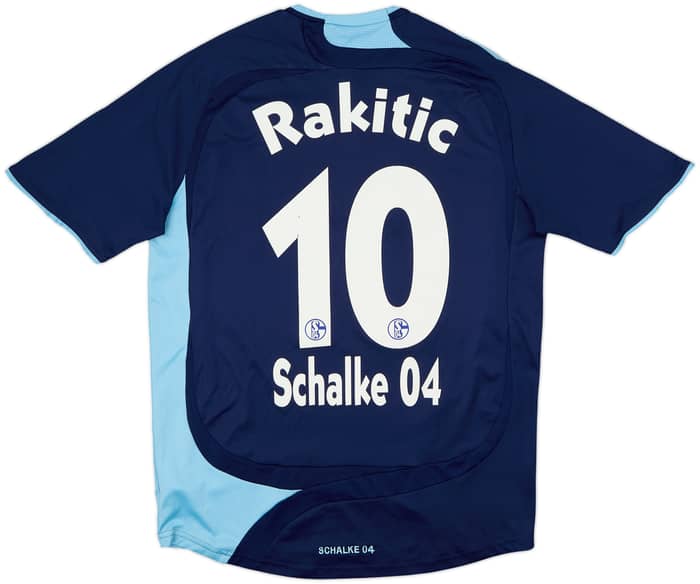 2007-08 Schalke European Home Shirt Rakitic #10 - 4/10 - (M)
