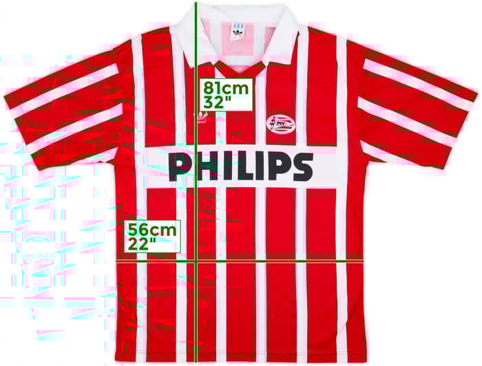 1990-92 PSV Home Shirt #9 (Romario) - 8/10 - (XL)
