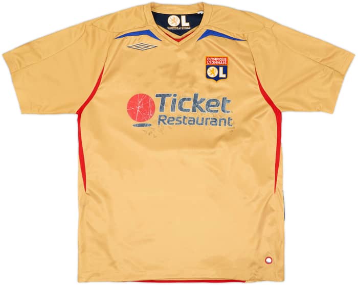 Camiseta de visitante del Lyon 2007-08 - 4/10 - (L)