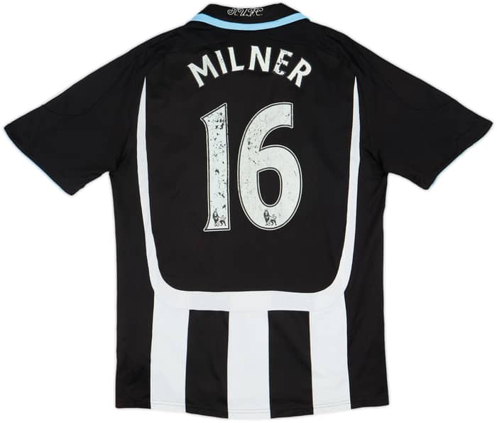 2007-09 Newcastle Home Shirt Milner #16 - 5/10 - (S)