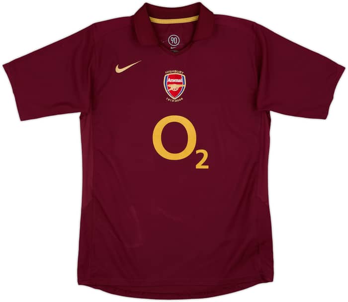 2005-06 Arsenal Home Shirt Henry #14 - 8/10 - (XL.Boys)