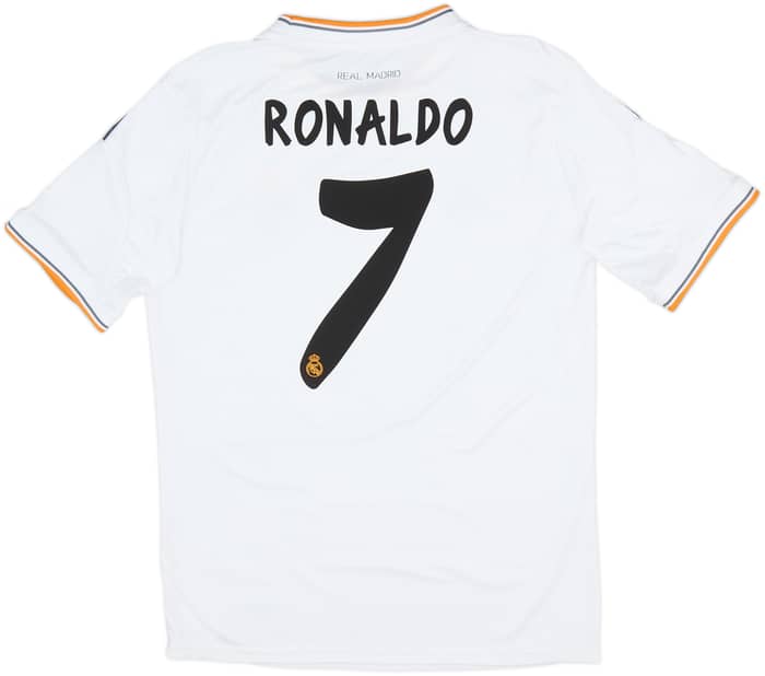 2013-14 Real Madrid Home Shirt Ronaldo #7 - 7/10 - (XL)