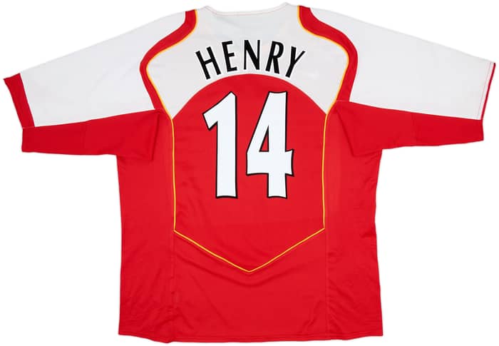 2004-05 Arsenal Home Shirt Henry #14 - 7/10 - (XXL)