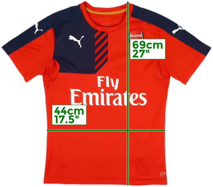 2015-16 Arsenal Puma Training Shirt - 8/10 - (M)