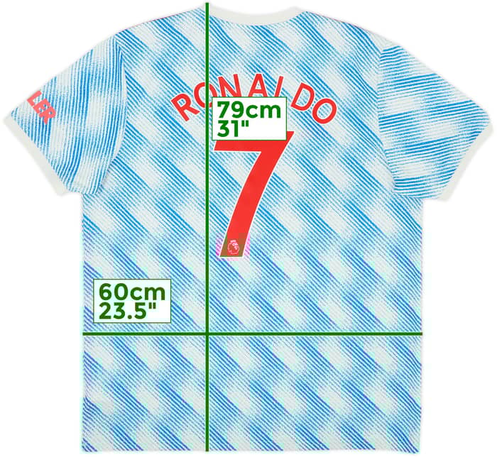 2021-22 Manchester United Away Shirt Ronaldo #7 - 8/10 - (XL)