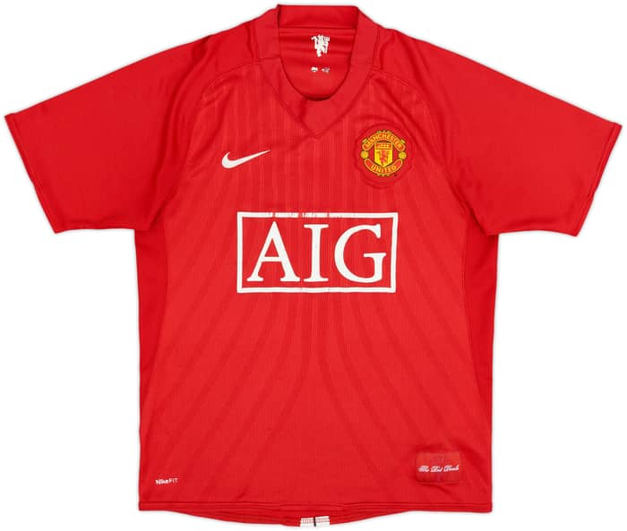 2007-09 Manchester United Home Shirt - 4/10 - (S)