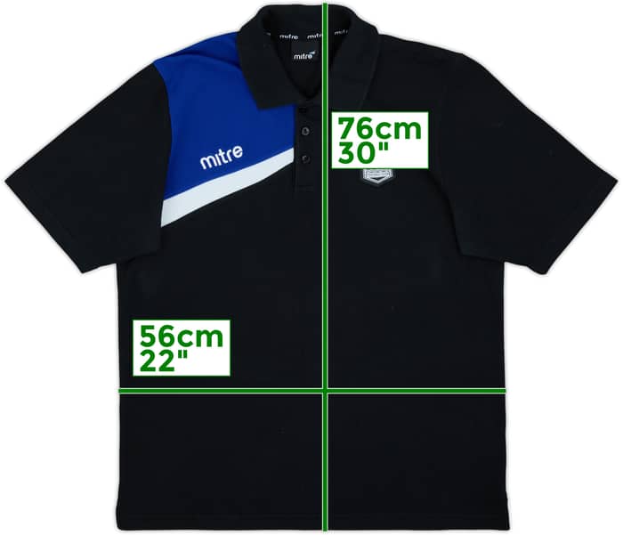 2008-09 Ipswich Town Mitre Polo Shirt - 8/10 - (L)