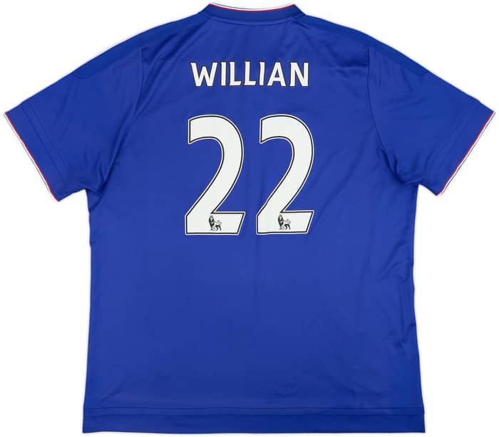 2015-16 Chelsea Home Shirt Willian #22 - 4/10 - (XXL)