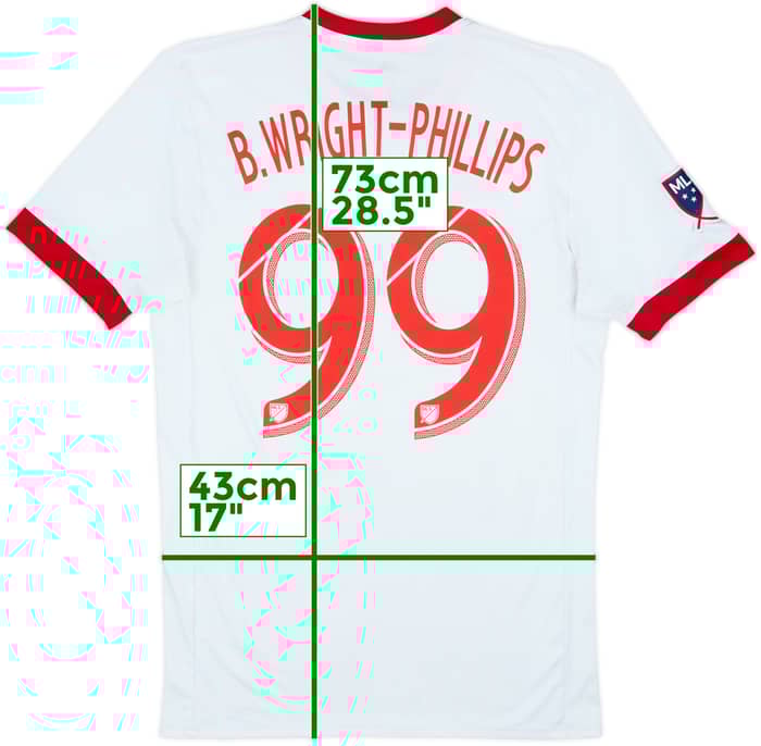 Camiseta de local de los New York Red Bulls 2017 B. Wright-Phillips #99 - 8/10 - (S)