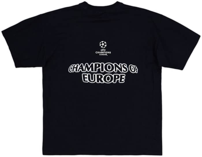 1998-99 Manchester United Umbro CL Cotton Tee - 8/10 - (S)