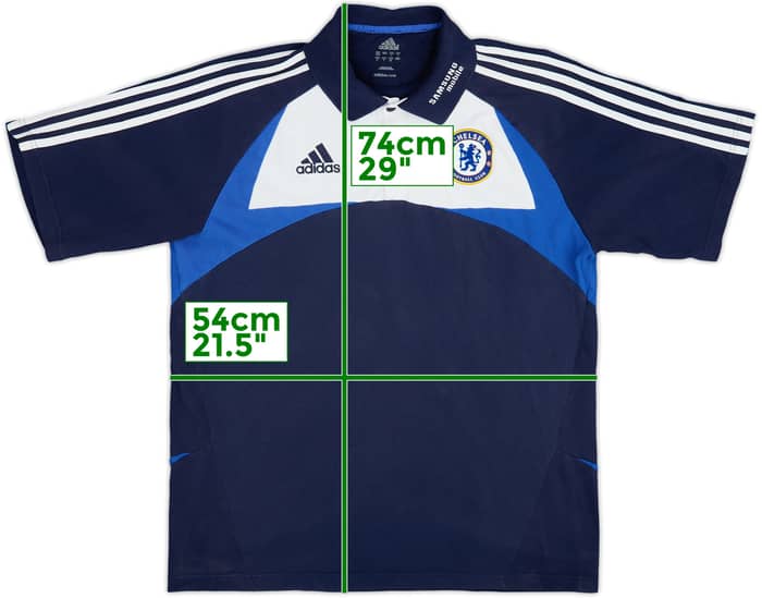 2007-08 Chelsea adidas Polo Shirt - 8/10 - (L)