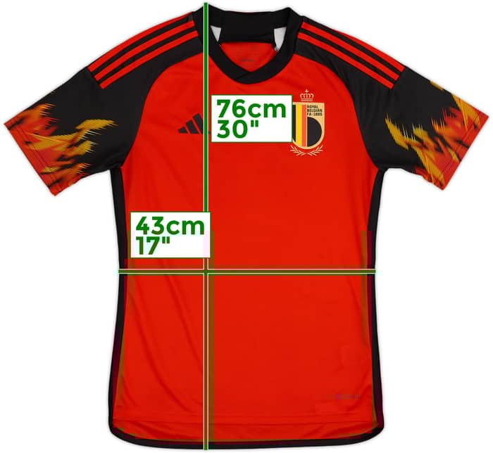 Camiseta de local de Belgium 2022-23 - 7/10 - (S)