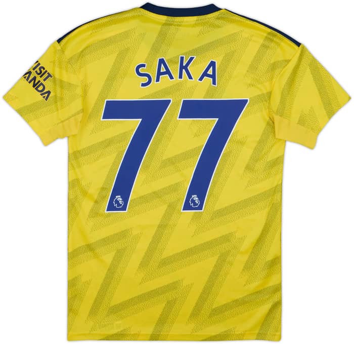 2019-20 Arsenal Away Shirt Saka #77 - 10/10 - (XS)