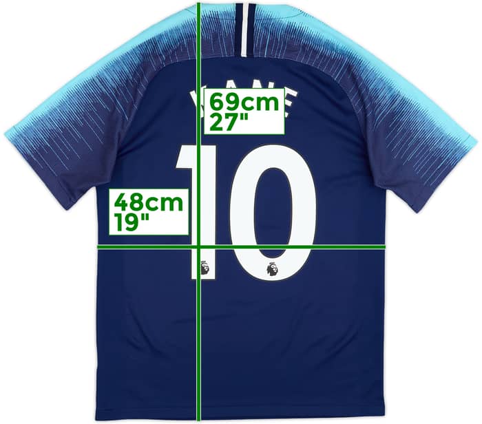2018-19 Tottenham Away Shirt Kane #10 - 8/10 - (M)