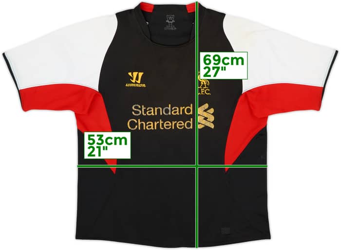 Camiseta Warrior de entrenamiento del Liverpool 2012-13 - 4/10 - (L)