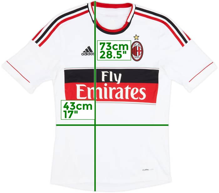 2012-13 AC Milan Away Shirt - 5/10 - (S)